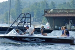 Water skiing on Lake George