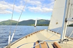 2 boats Sailing on Lake George, NY