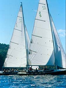 Sailing on Lake George